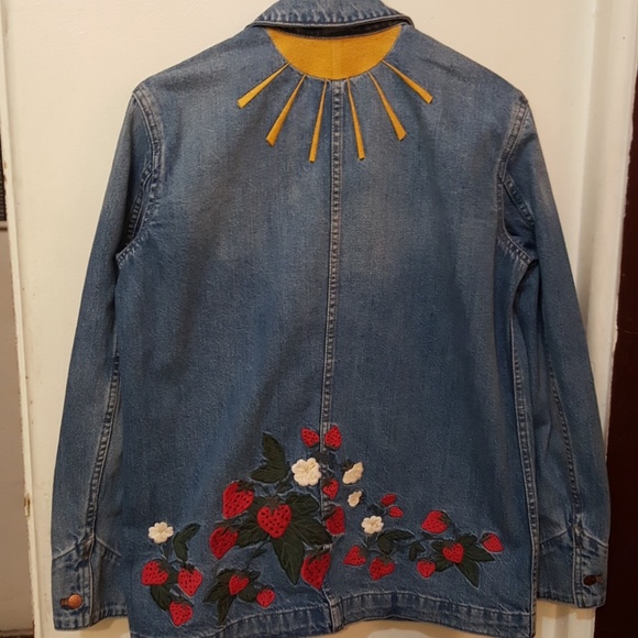 madewell strawberry jacket